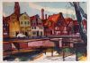Lüneburg; Gouache 1951; 49 x 63 cm